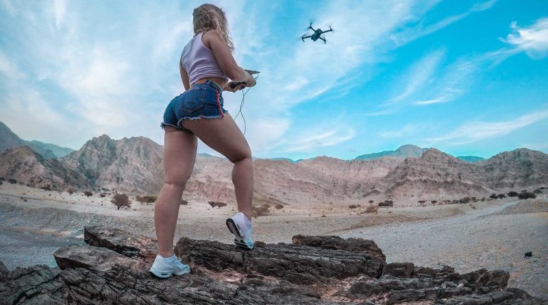 Fellow Drivers Regional girl fly drone